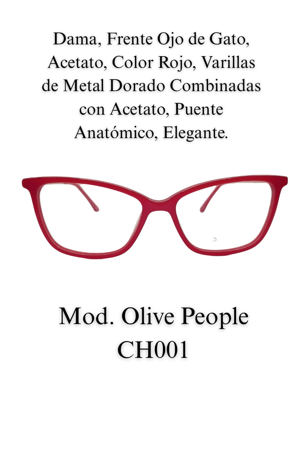 Tu Lente con Tu Graduación. Dama OLIVE CH001