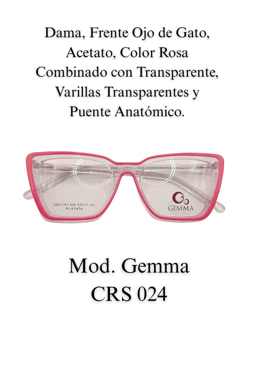 Tu Lente con Tu Graduación. Dama GEMMA CRS 024