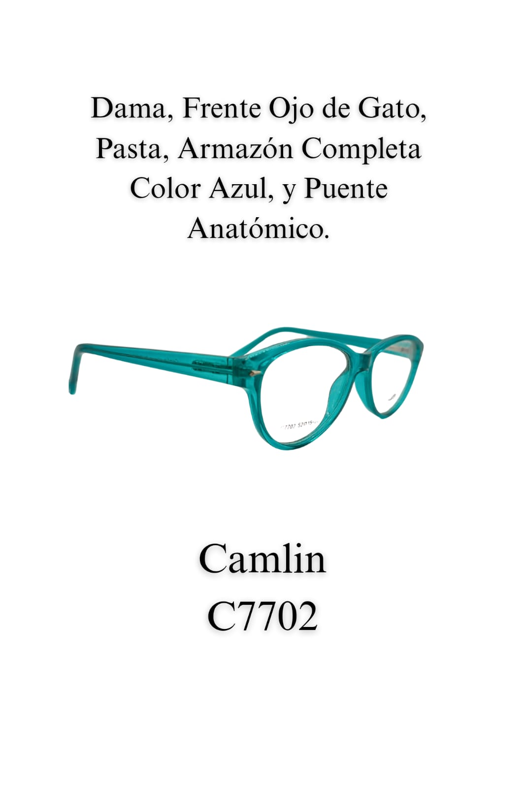 Tu Lente con Tu Graduación. Dama CAMLIN AZUL