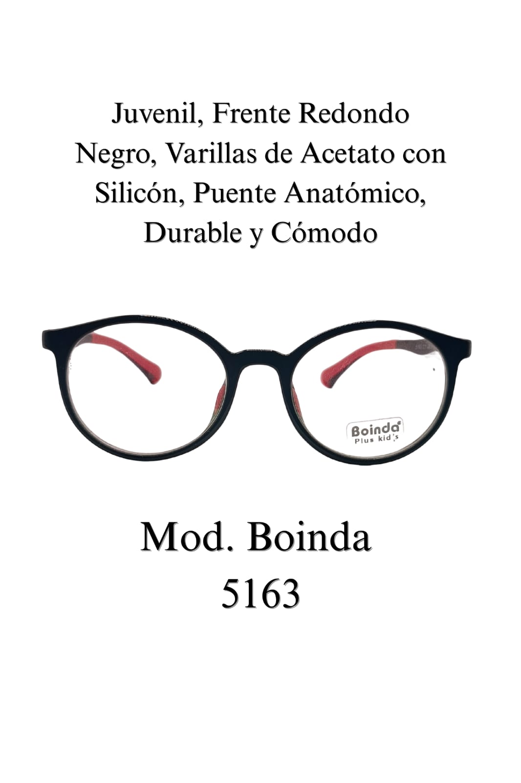 Lente Juvenil, Ligero y Cómodo. Unisex BOINDA 5163