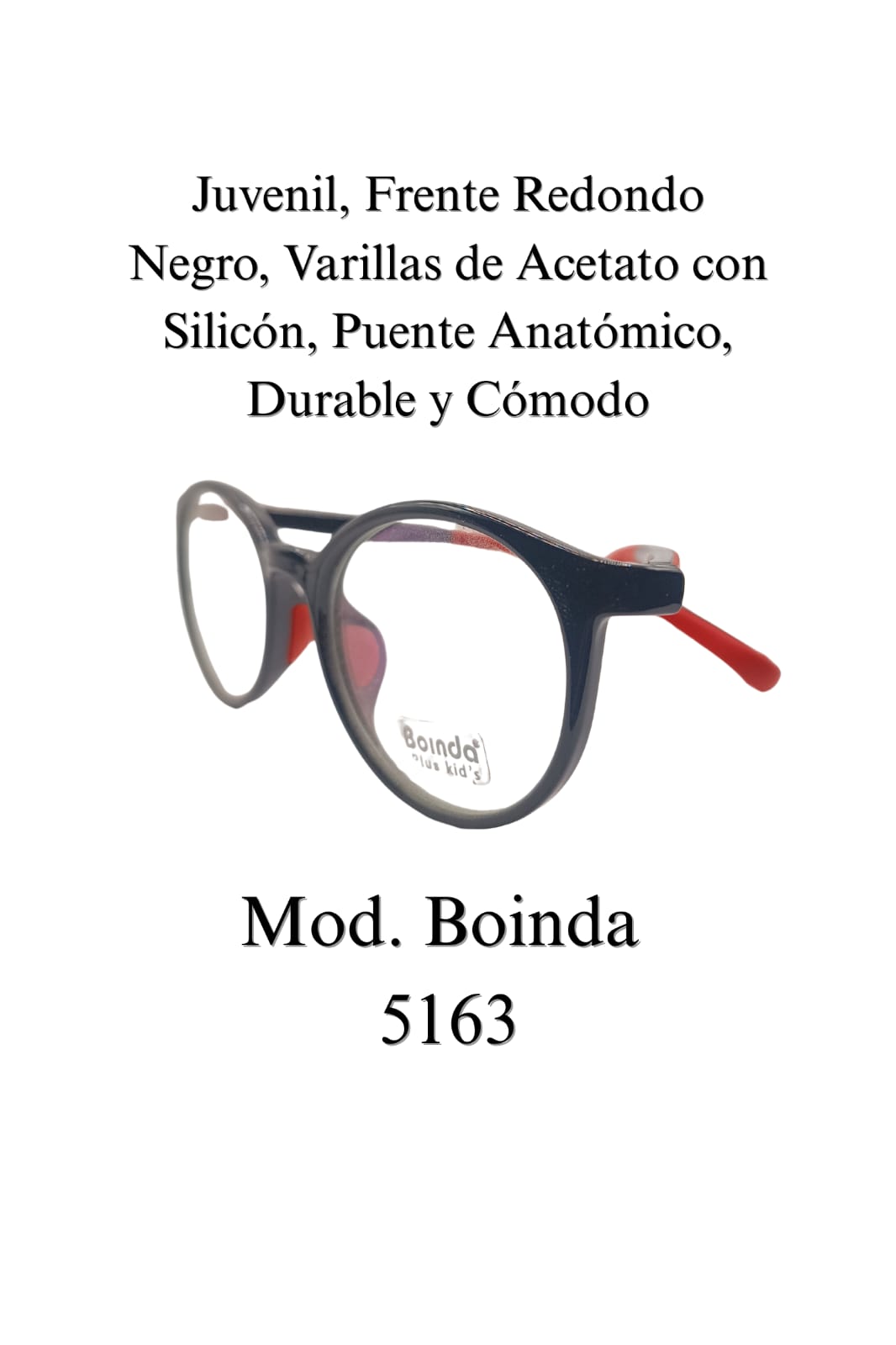 Lente Juvenil, Ligero y Cómodo. Unisex BOINDA 5163