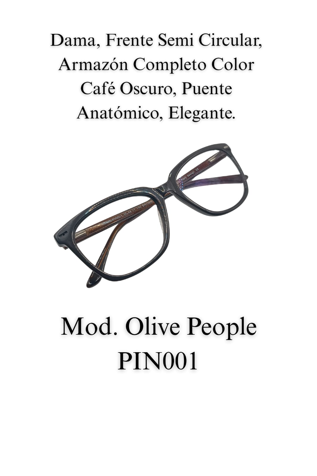 Tu Lente con Tu Graduación.    Caballero OLIVE PIN 001