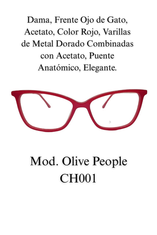 Tu Lente con Tu Graduación.  Dama OLIVE CH001