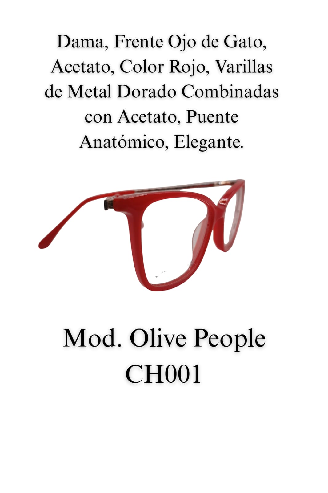 Tu Lente con Tu Graduación.  Dama OLIVE CH001