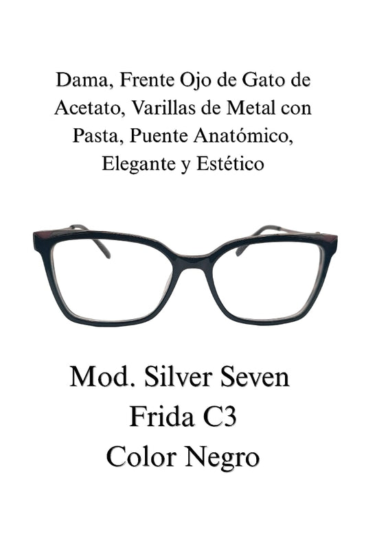 Lente  exquisito y elegante. Dama SILVER SEVEN