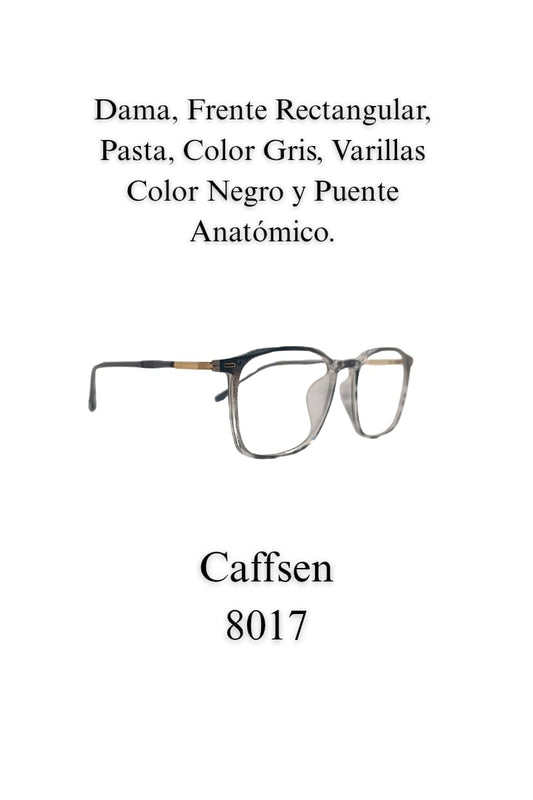 Elegante, Gris, Discreto, Comodo. Dama. Lente, CAFFSEN 8017